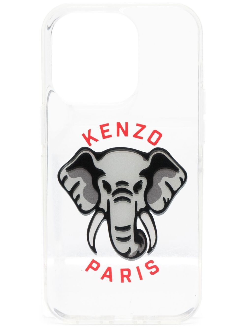 Kenzo iPhone 14 Pro-Hülle mit Elefanten-Print - Grau von Kenzo