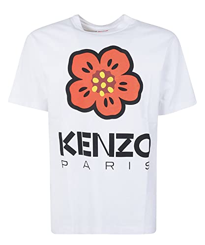 Kenzo Herren T-Shirt boke Flower White M von Kenzo