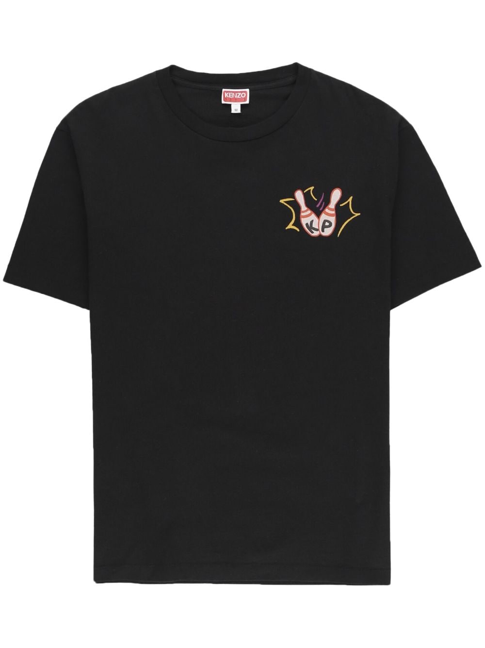 Kenzo T-Shirt mit Bowling-Print - Schwarz von Kenzo