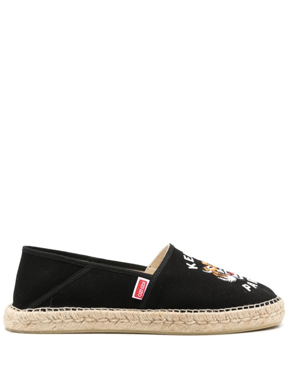 Kenzo 'Kenzo Lucky Tiger' canvas espadrilles - Schwarz von Kenzo