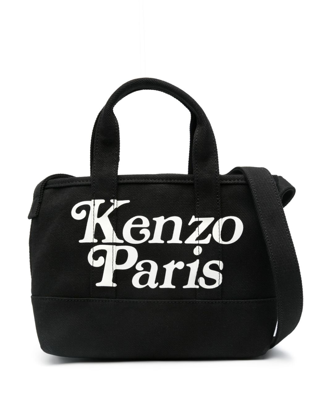 Kenzo Kleiner Shopper mit Logo-Print - Schwarz von Kenzo