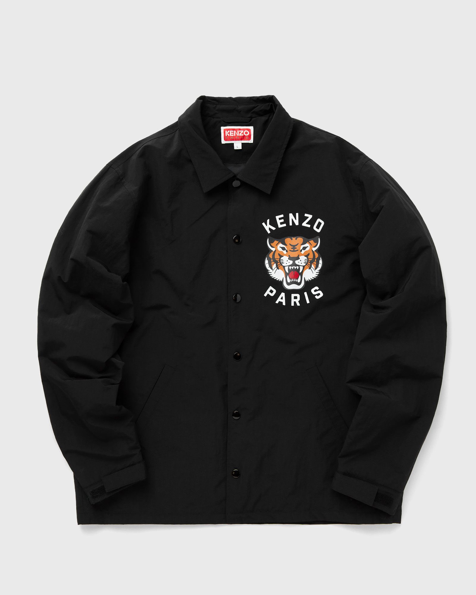 Kenzo LUCKY TIGER PADDED COACH JACKET men Windbreaker black in Größe:L von Kenzo