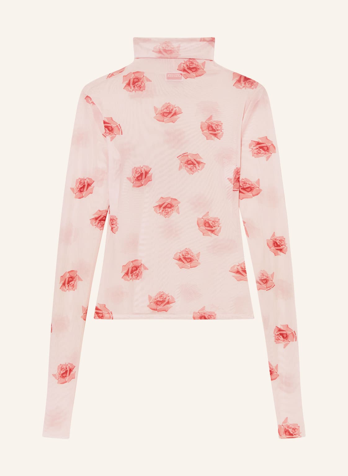 Kenzo Longsleeve Aus Mesh rosa von Kenzo