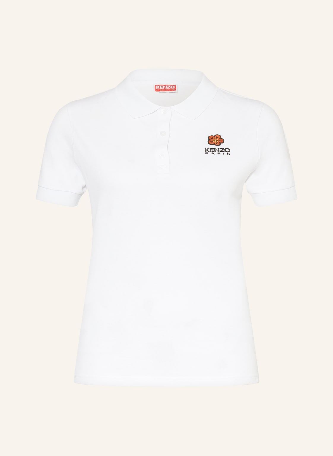 Kenzo Piqué-Poloshirt weiss von Kenzo