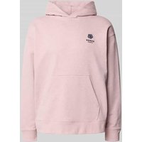 Kenzo Regular Fit Hoodie mit Logo-Stitching in Hellrosa, Größe L Kenzo Regular Fit Hoodie mit Logo-Stitching in Hellrosa, Größe L von Kenzo