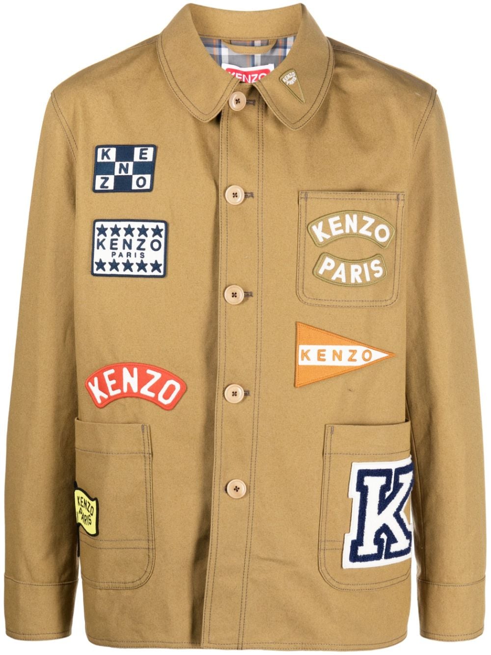 Kenzo Sailor Jacke im Workwear-Look - Grün von Kenzo