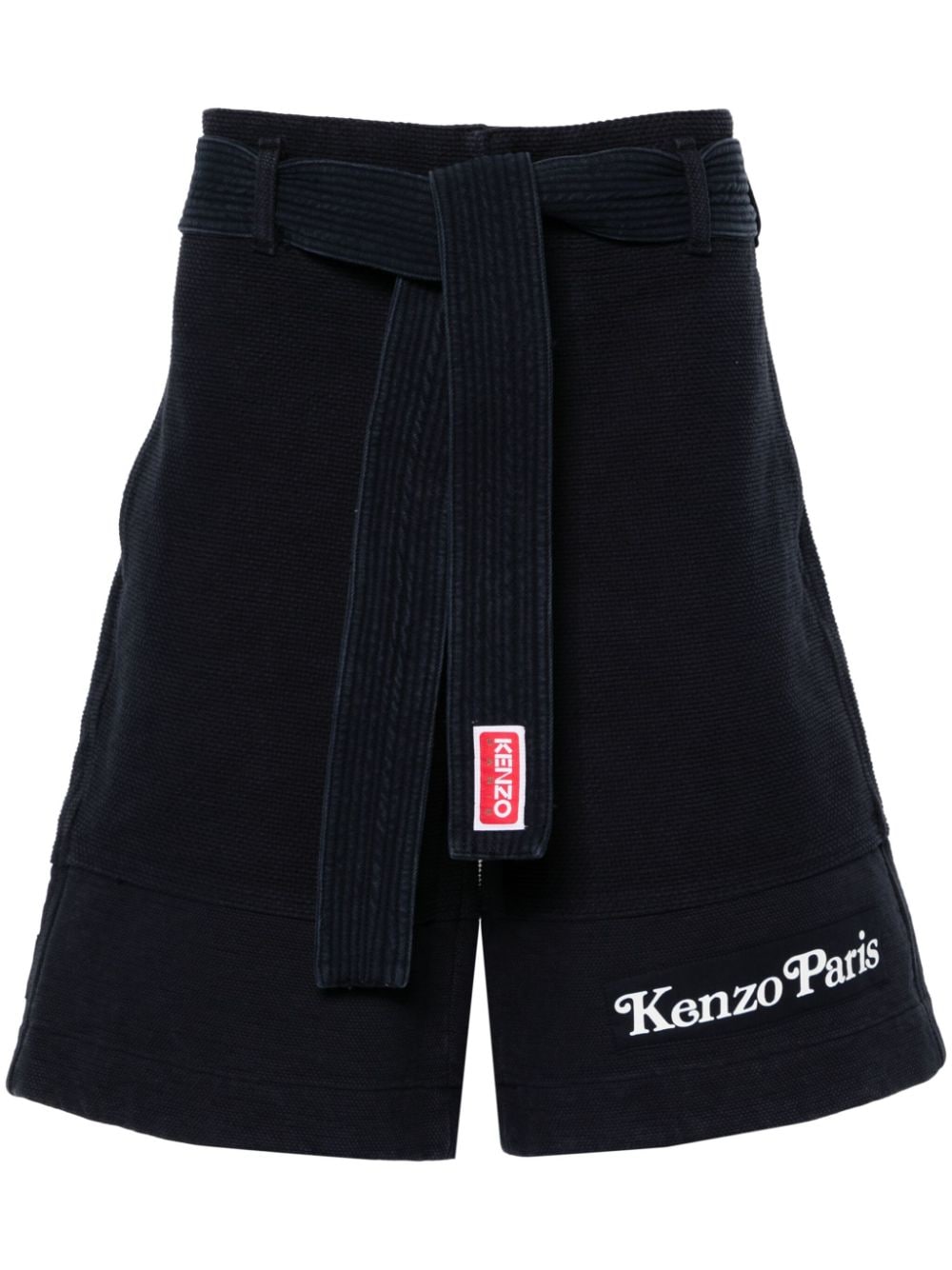 Kenzo Shorts mit Logo-Patch - Blau von Kenzo