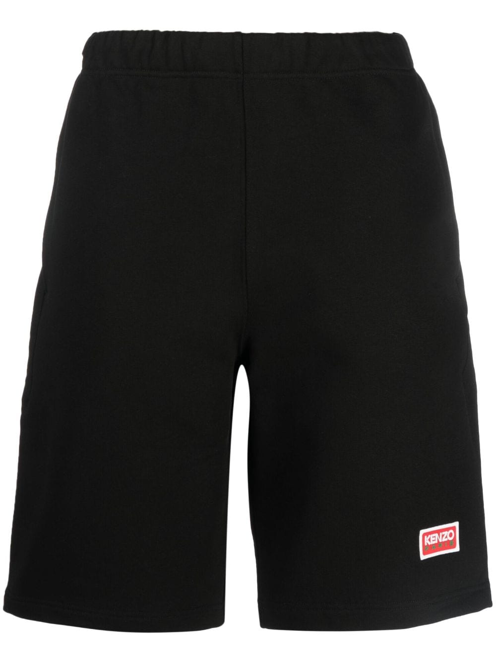 Kenzo Shorts mit Logo-Patch - Schwarz von Kenzo