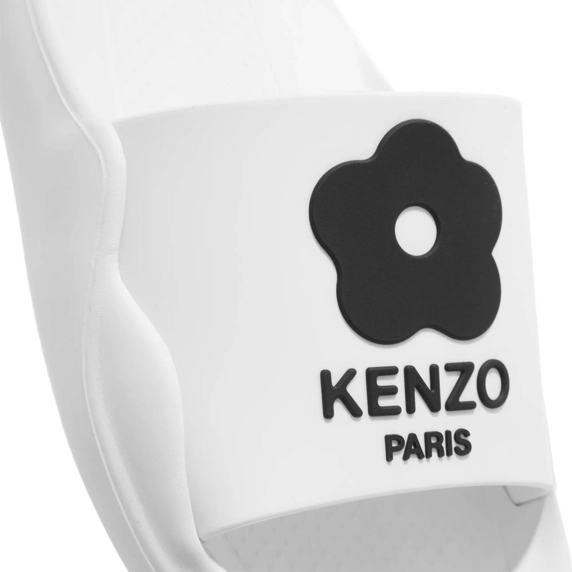 Kenzo Slipper & Pantoletten - Pool Mules - Gr. 39 (EU) - in Weiß - für Damen von Kenzo