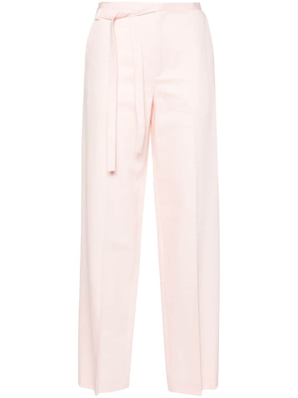 Kenzo Straight-Leg-Hose mit Gürtel - Rosa von Kenzo