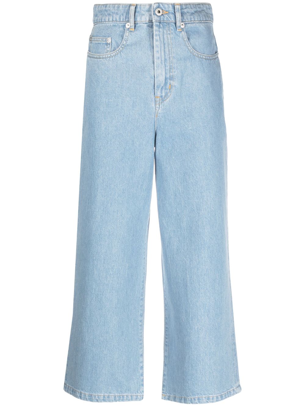 Kenzo Weite Cropped-Jeans - Blau von Kenzo