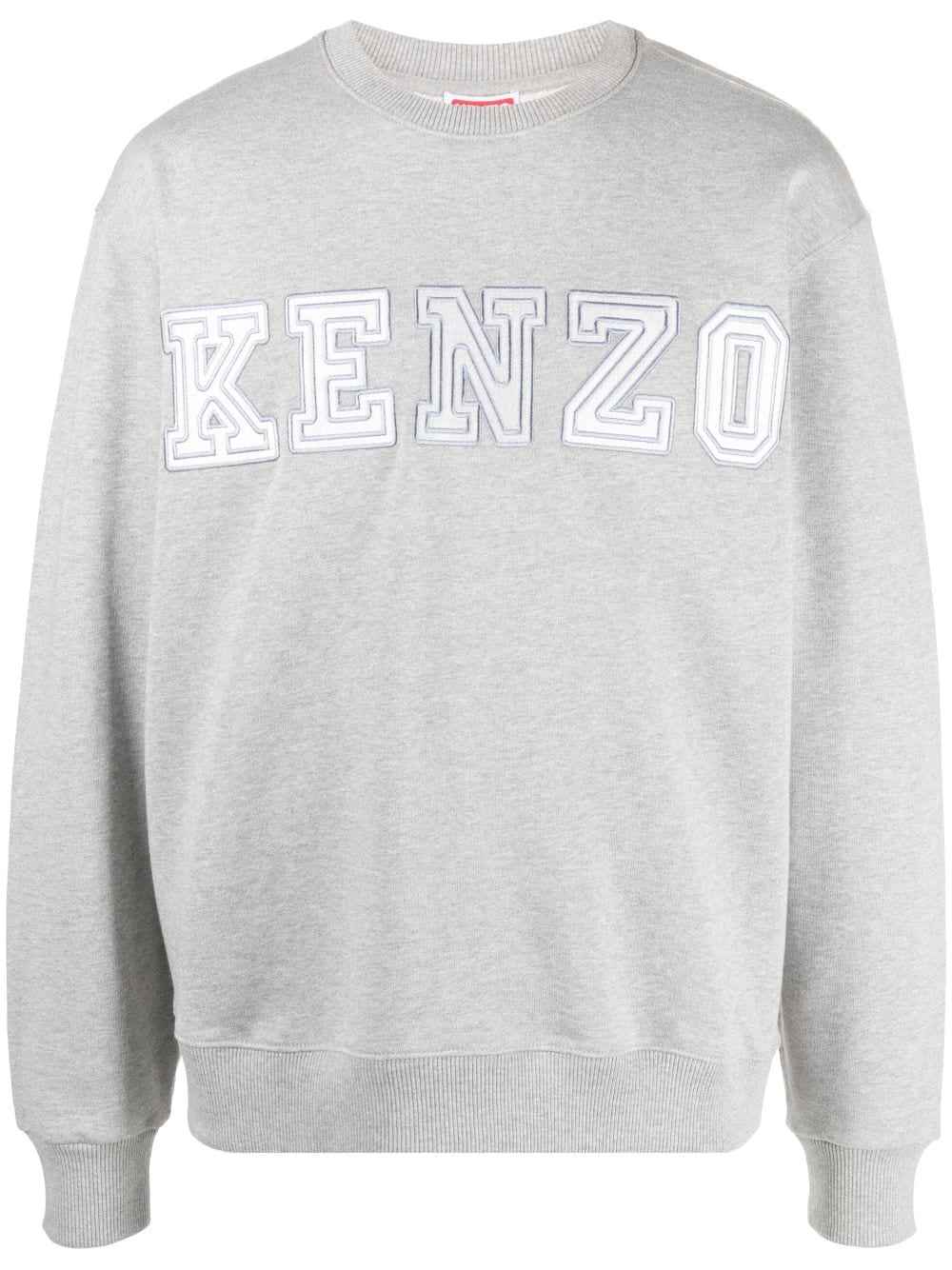 Kenzo Sweatshirt mit Logo-Stickerei - Grau von Kenzo