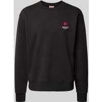 Kenzo Sweatshirt mit Logo-Stitching in Black, Größe L von Kenzo
