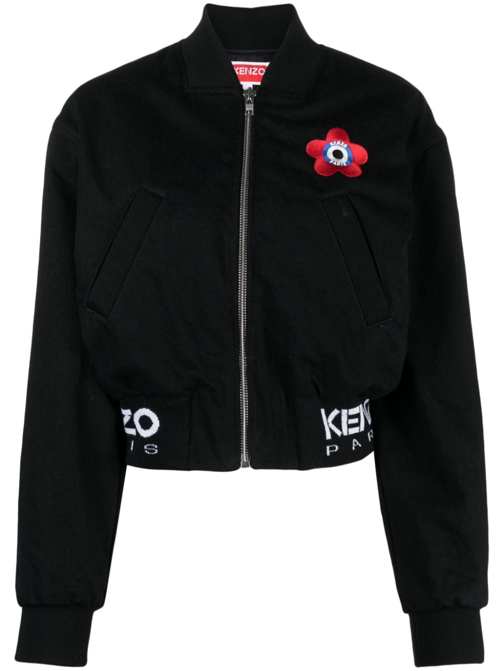 Kenzo Bomberjacke mit Target Boke Flower - Schwarz von Kenzo