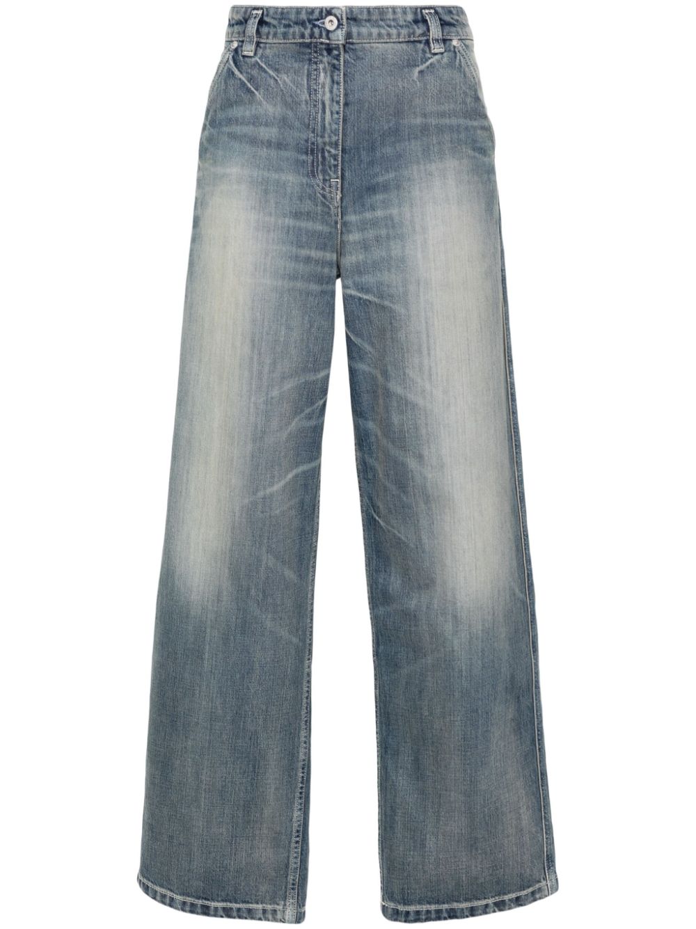 Kenzo Tief sitzende Wide-Leg-Jeans - Blau von Kenzo