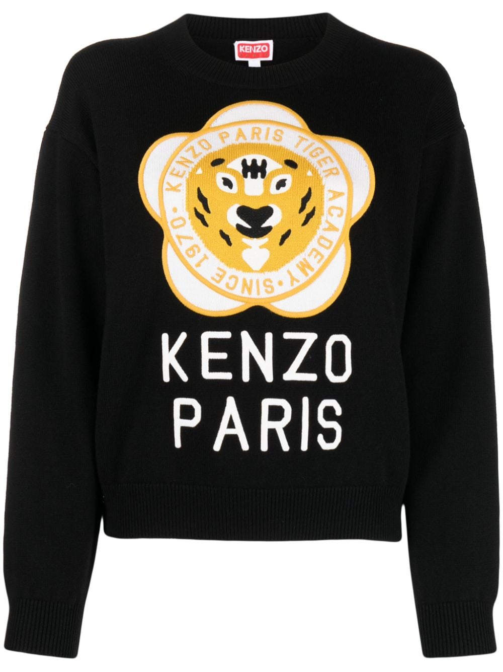 Kenzo Tiger Academy Pullover - Schwarz von Kenzo