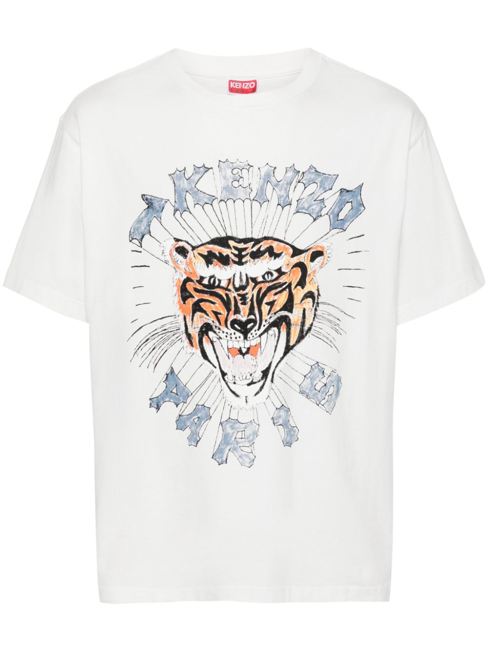 Kenzo Tiger Head T-Shirt - Weiß von Kenzo