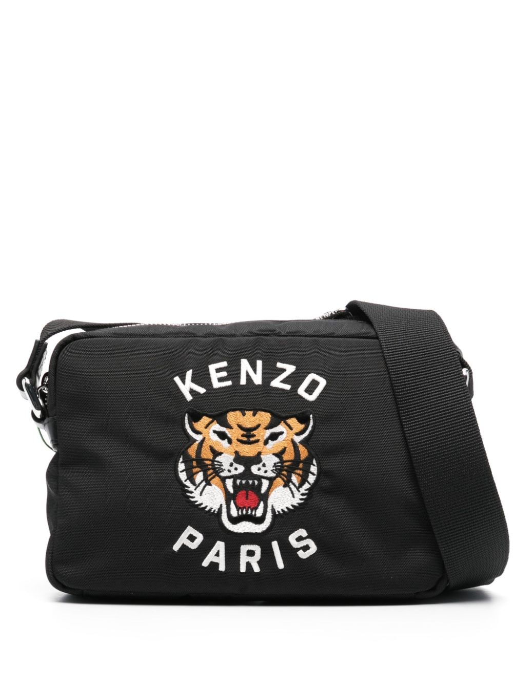 Kenzo Schultertasche mit Tigerkopf - Schwarz von Kenzo