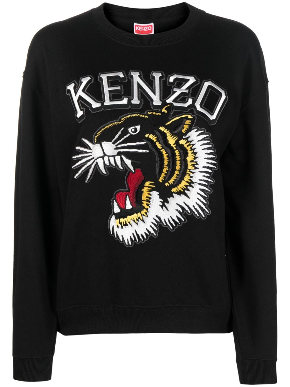 Kenzo Sweatshirt im College-Look - Schwarz von Kenzo