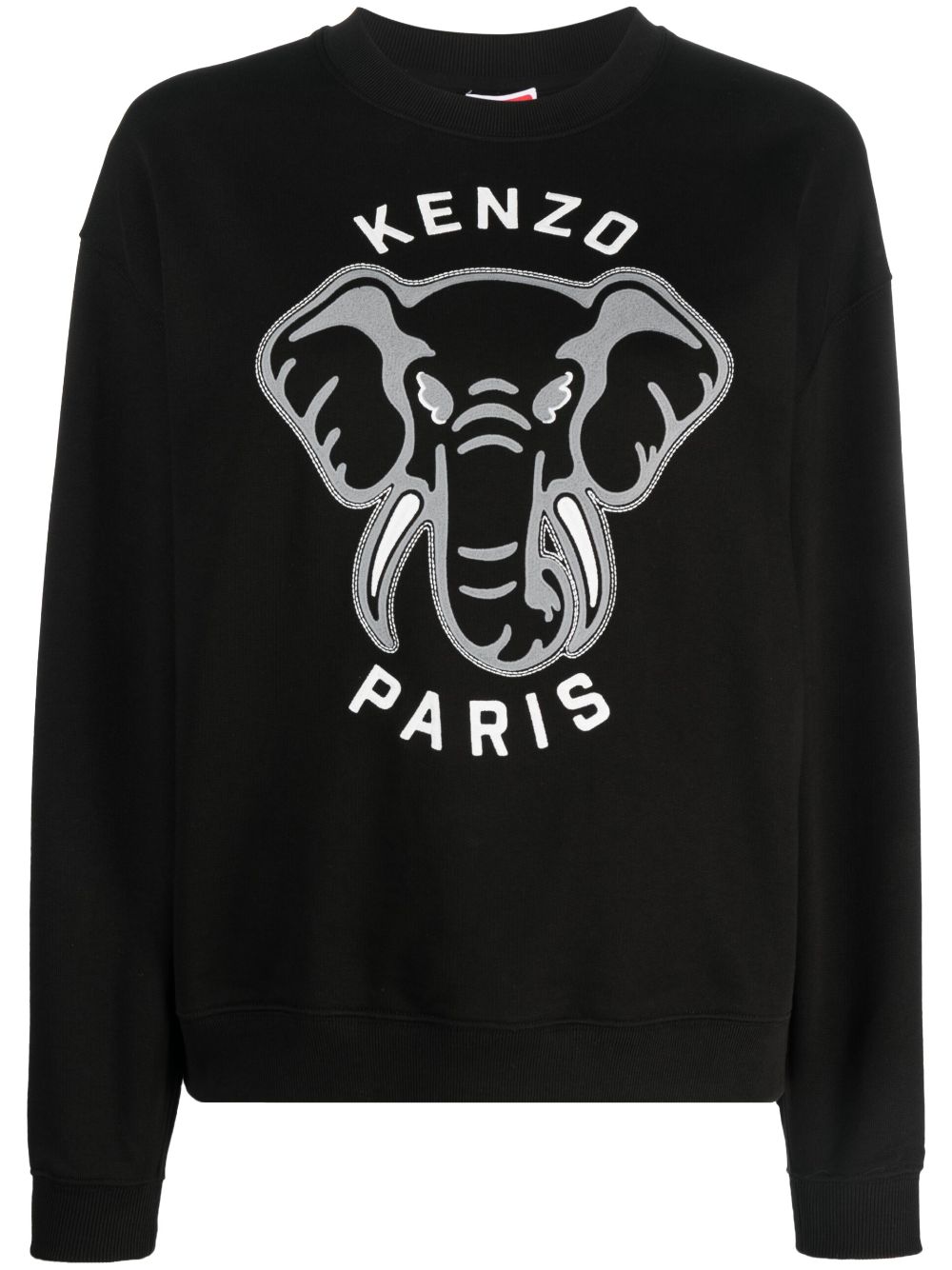 Kenzo Sweatshirt im College-Look - Schwarz von Kenzo