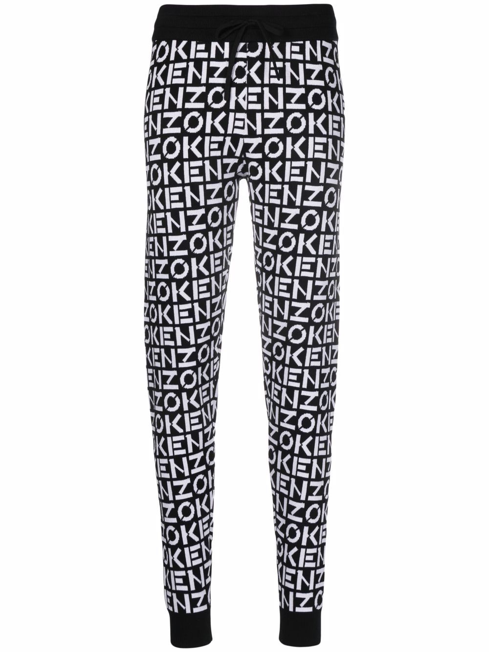 Kenzo Hose mit Print - Schwarz von Kenzo