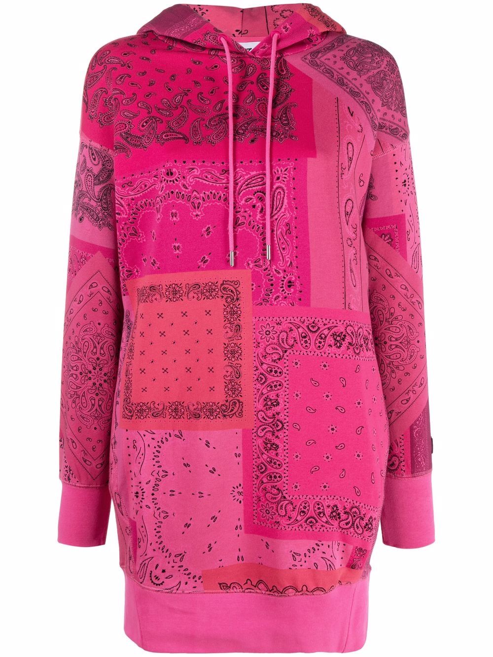 Kenzo Kapuzenkleid mit Bandana-Print - Rosa von Kenzo