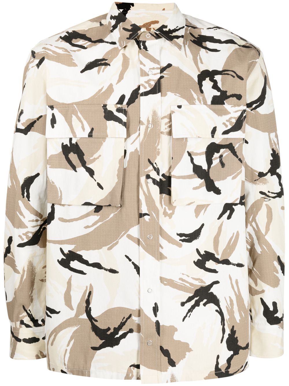 Kenzo Hemd mit Camouflage-Print - Nude von Kenzo