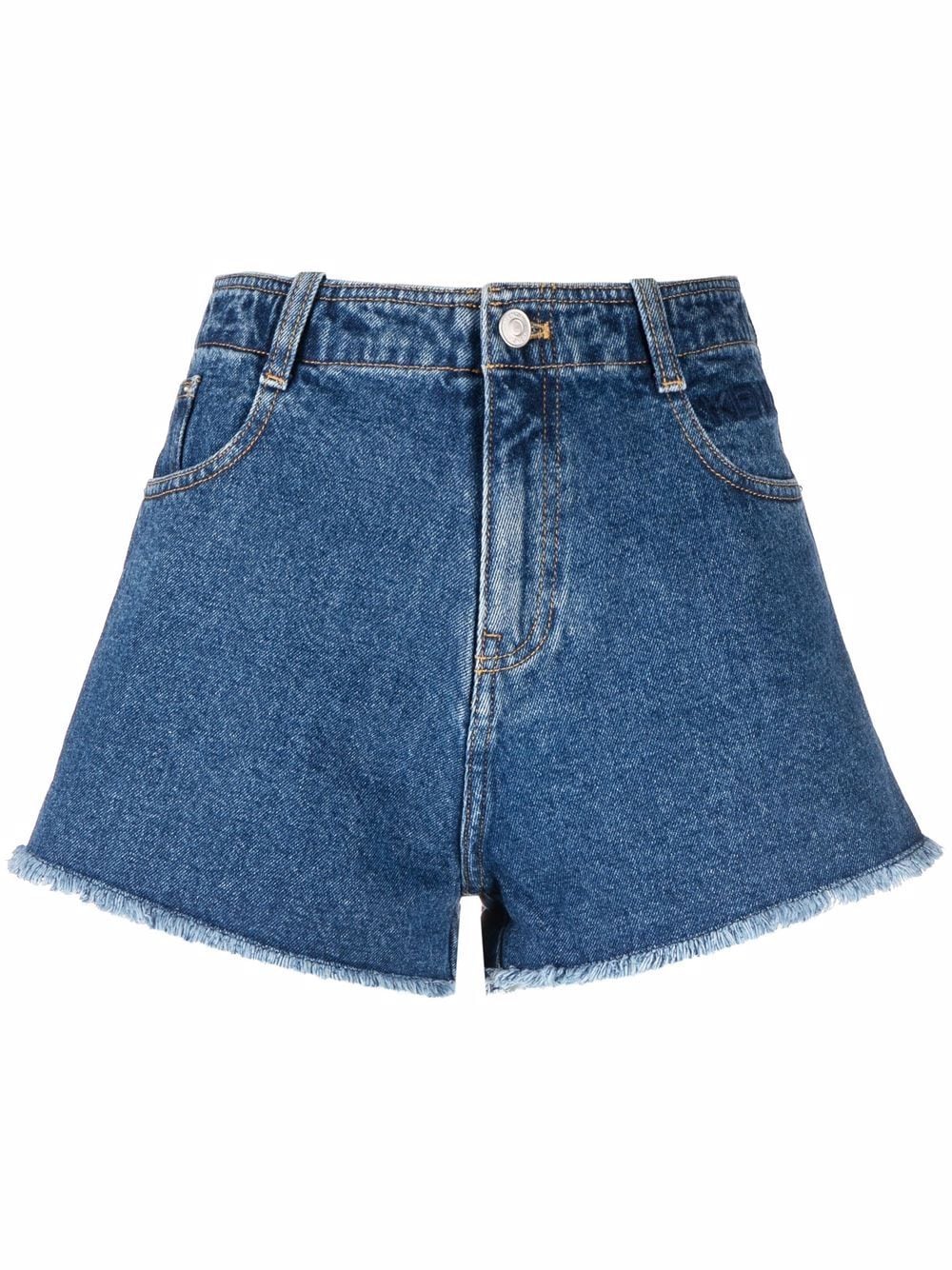 Kenzo Bestickte Shorts - Blau von Kenzo