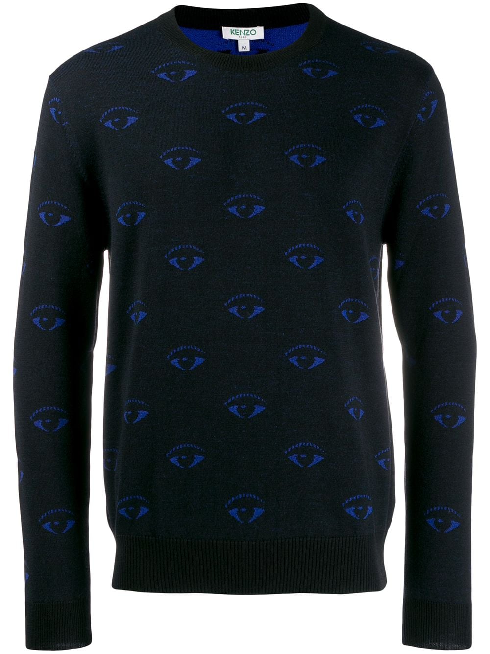 Kenzo Pullover mit Augenmuster - Schwarz von Kenzo