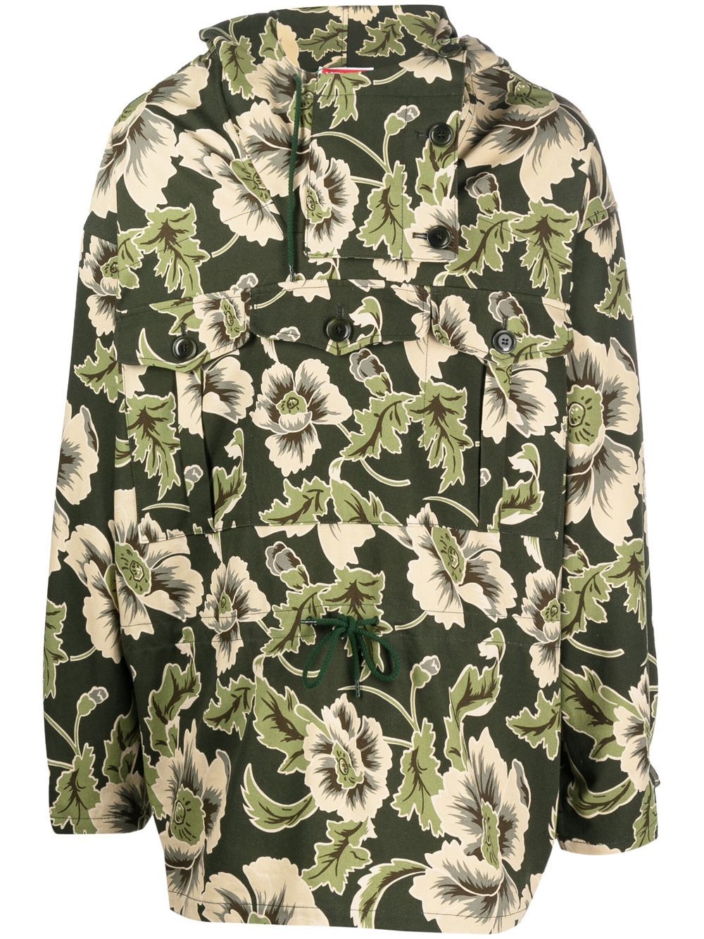 Kenzo Leichte Jacke mit Blumenmuster - Grün von Kenzo