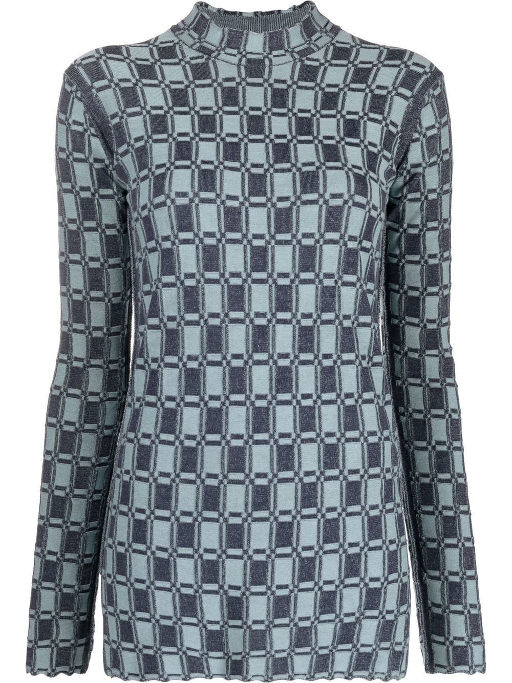 Kenzo Pullover mit geometrischem Print - Blau von Kenzo