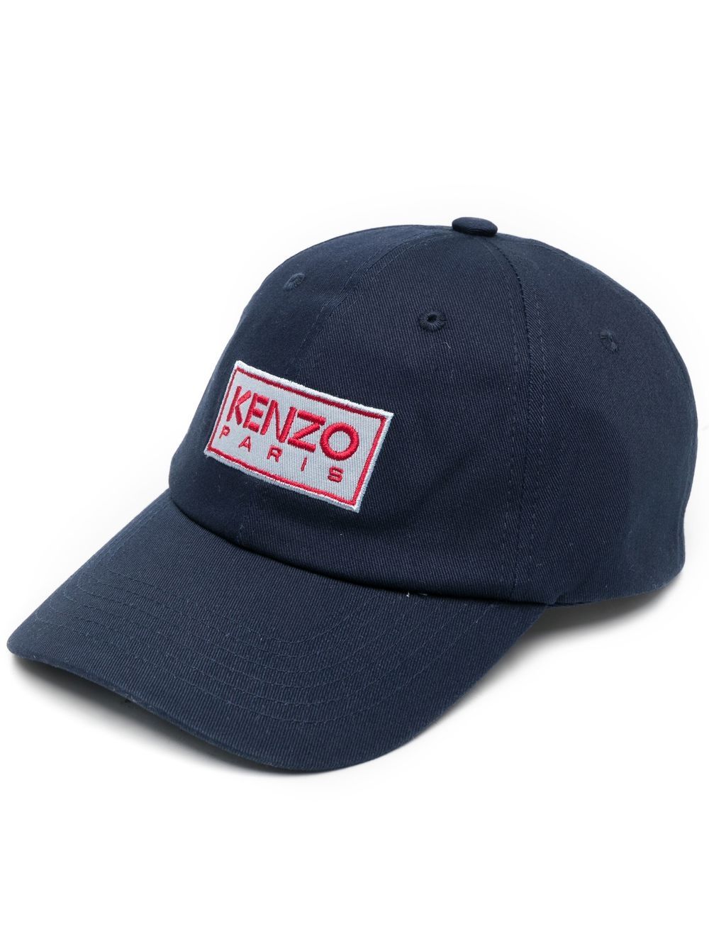 Kenzo Baseballkappe mit Logo-Patch - Blau von Kenzo