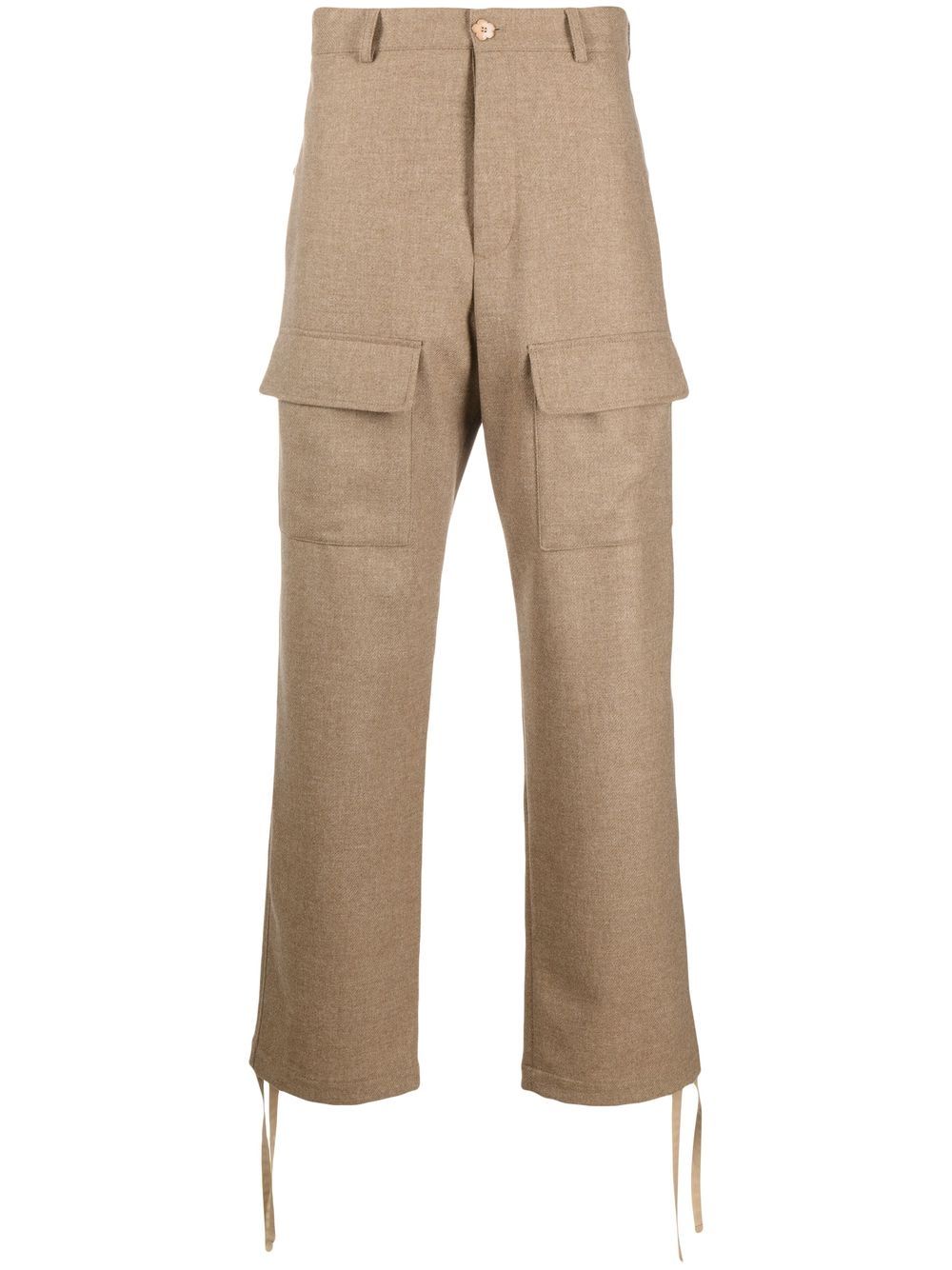 Kenzo Cargohose mit Logo-Patch - Nude von Kenzo