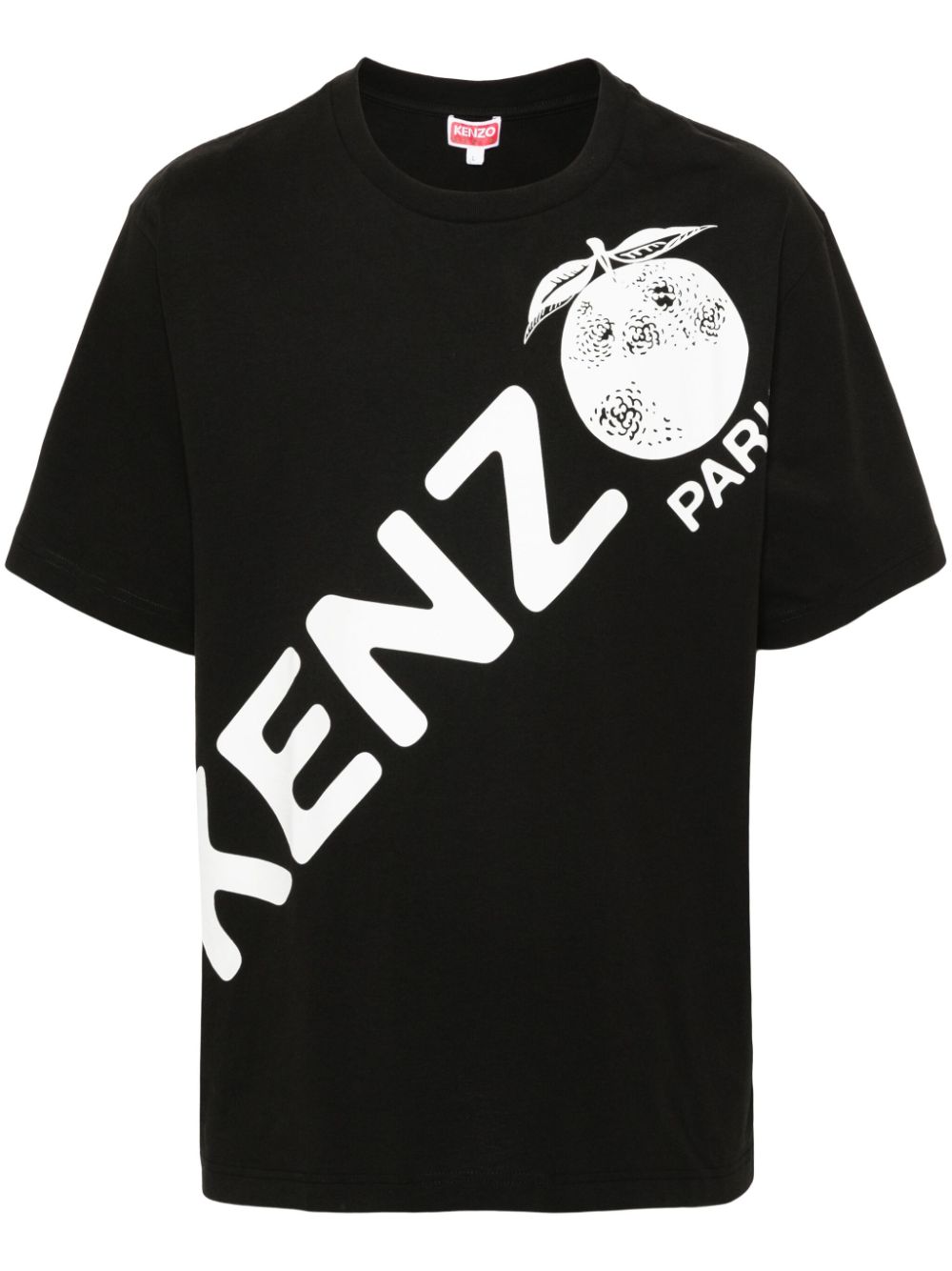 Kenzo T-Shirt mit Logo-Print - Schwarz von Kenzo