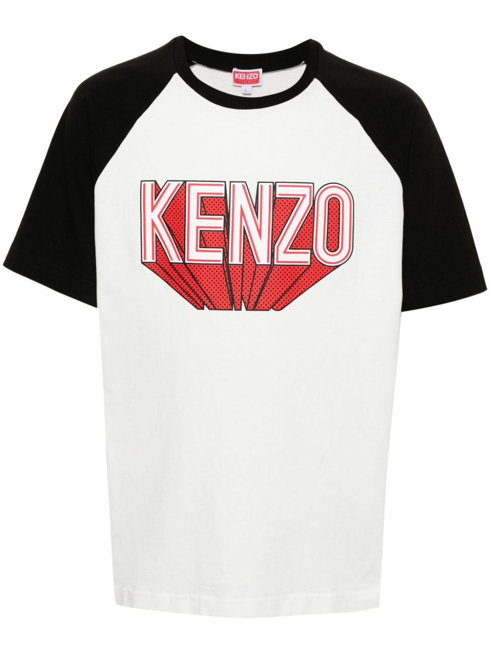 Kenzo T-Shirt mit Logo-Print - Weiß von Kenzo