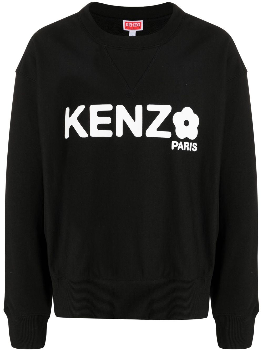 Kenzo Sweatshirt mit Logo-Print - Schwarz von Kenzo