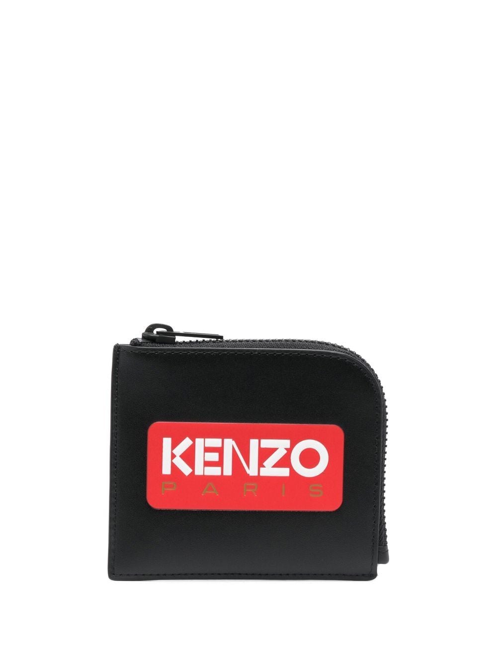 Kenzo Portemonnaie mit Logo-Print - Schwarz von Kenzo