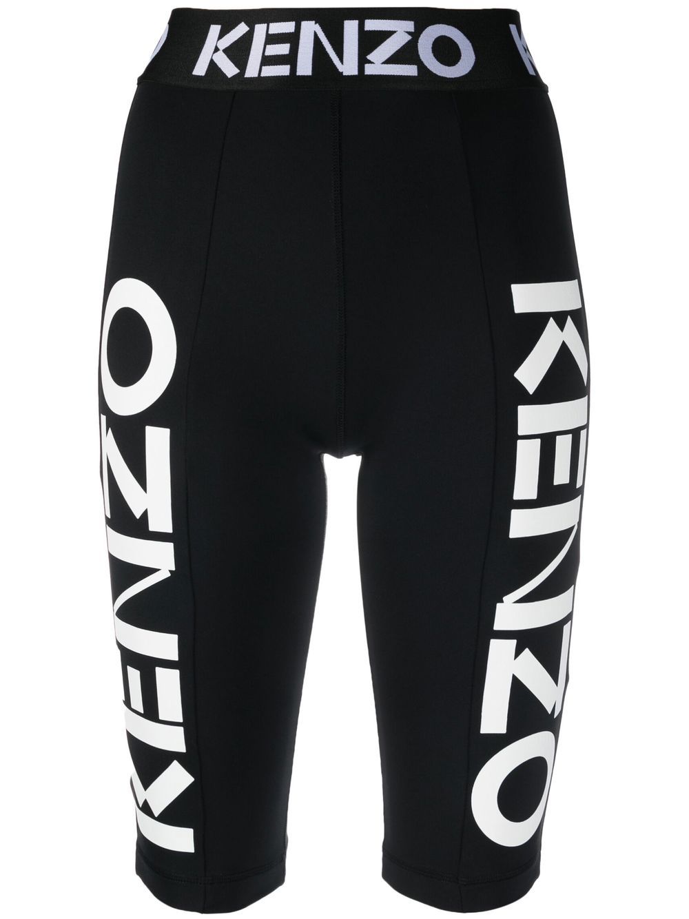 Kenzo Shorts mit Logo-Print - Schwarz von Kenzo