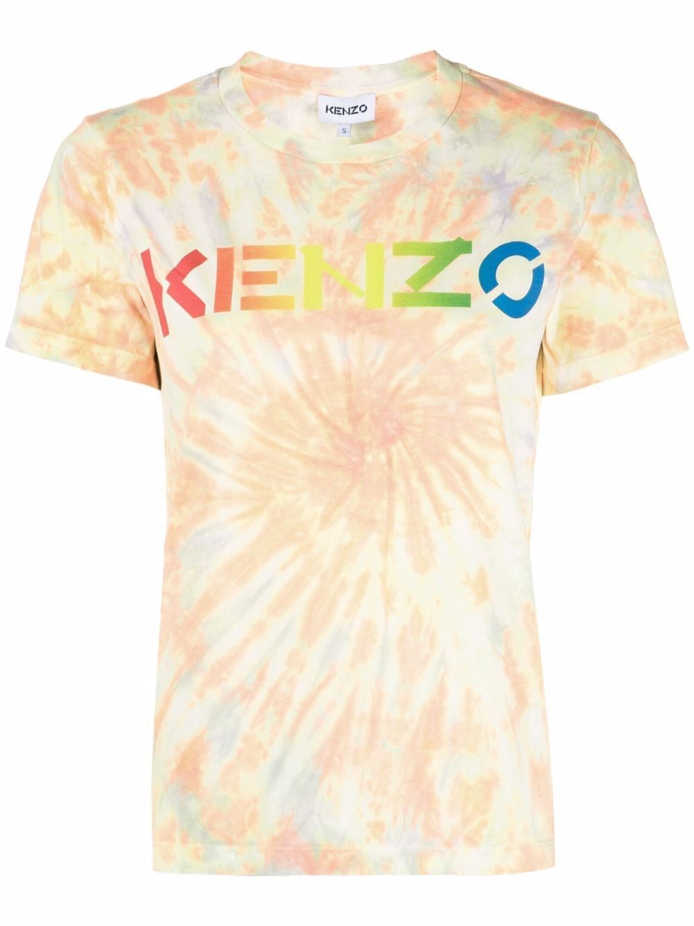 Kenzo T-Shirt mit Batikmuster - Orange von Kenzo