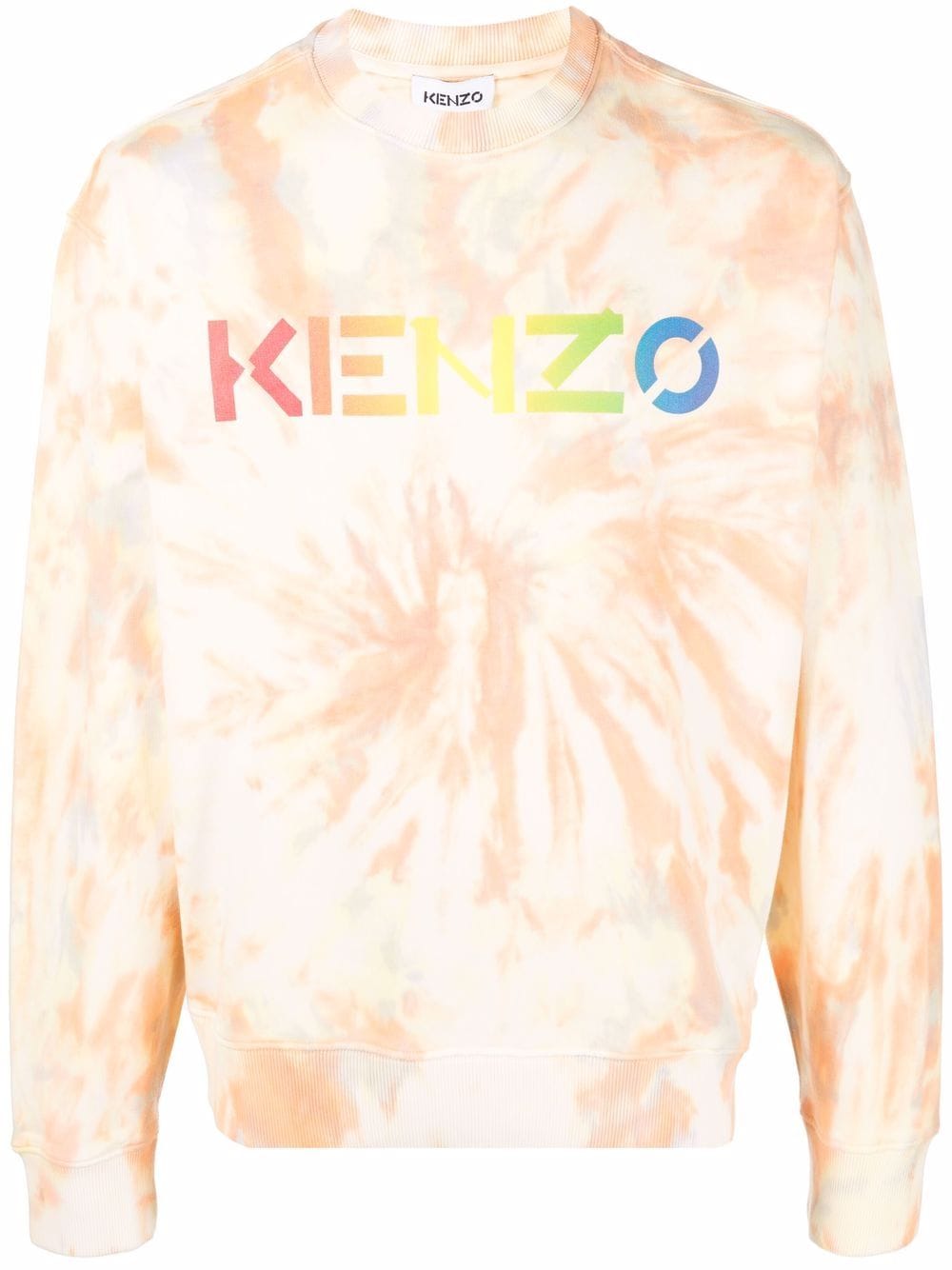 Kenzo Sweatshirt mit Batikmuster - Orange von Kenzo