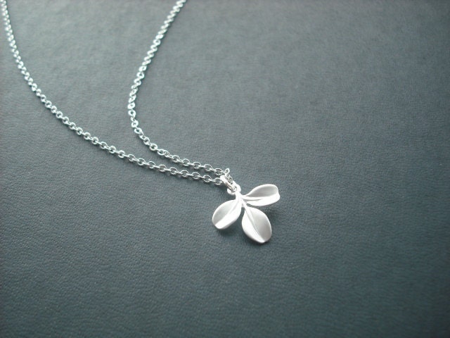 925 Silber Kette - Kleine Blattkette von KeoniDesign