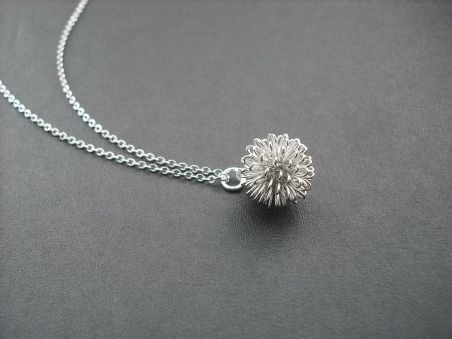 Pusteblume Halskette - Sterling Silber Kette von KeoniDesign