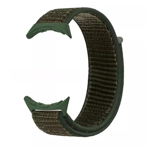 Kepuch Nylon Geflochtenes Klettband Kompatibel mit Google Pixel Watch 3 43mm - Frauen Männer Geflochtene Elastische Ersatz Schleife Band - Armeegrün Kepuch Nylon Geflochtenes Klettband Kompatibel mit Google Pixel Watch 3 43mm - Frauen Männer Geflochtene Elastische Ersatz Schleife Band - Armeegrün von Kepuch