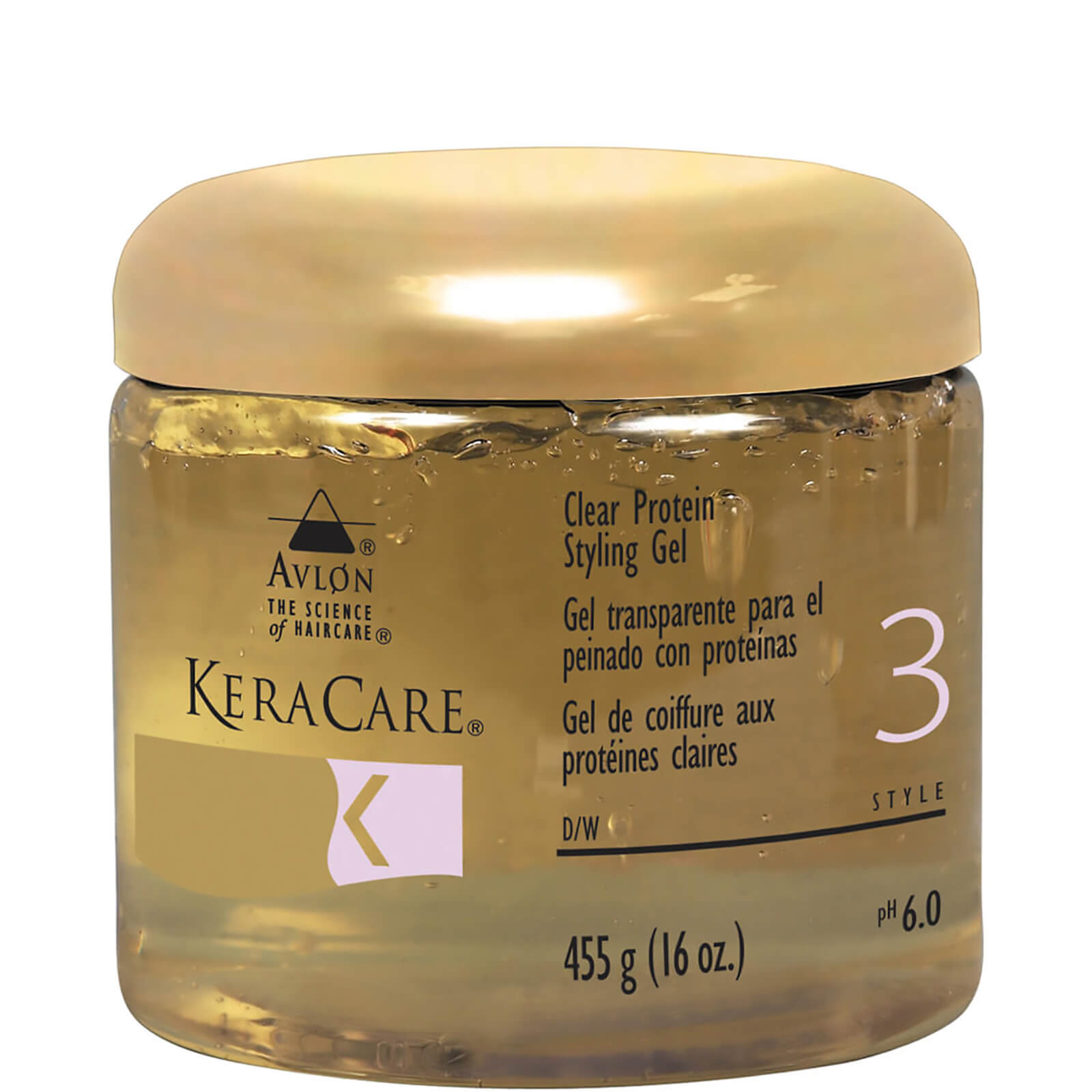 KeraCare Protein Styling Gel (Clear) (16 Unzen) von KeraCare