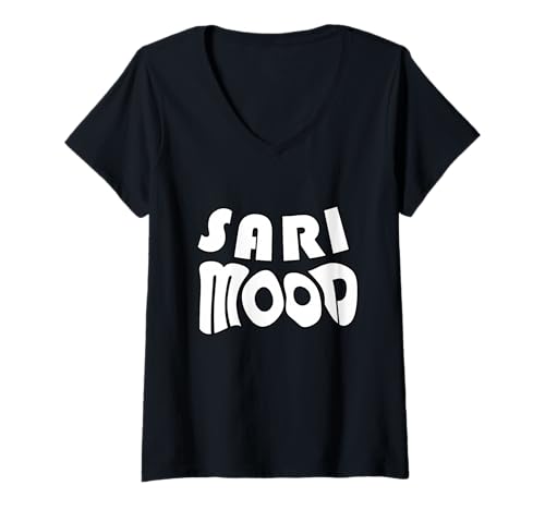Damen Keralit Malayali Funny Sari Stimmung Malayalam Design T-Shirt mit V-Ausschnitt Damen Keralit Malayali Funny Sari Stimmung Malayalam Design T-Shirt mit V-Ausschnitt von Kerala Malayali
