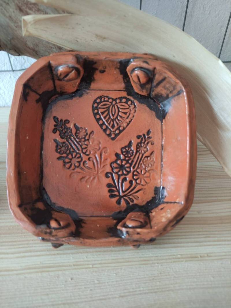 Schälchen Schmuck Keramik Handgemacht Ton Geschenk Ohrringe Halskette Badezimmer Ablage Aufbewahrung Tellerchen Dekorationsstück Original von KeramikArtAnnett