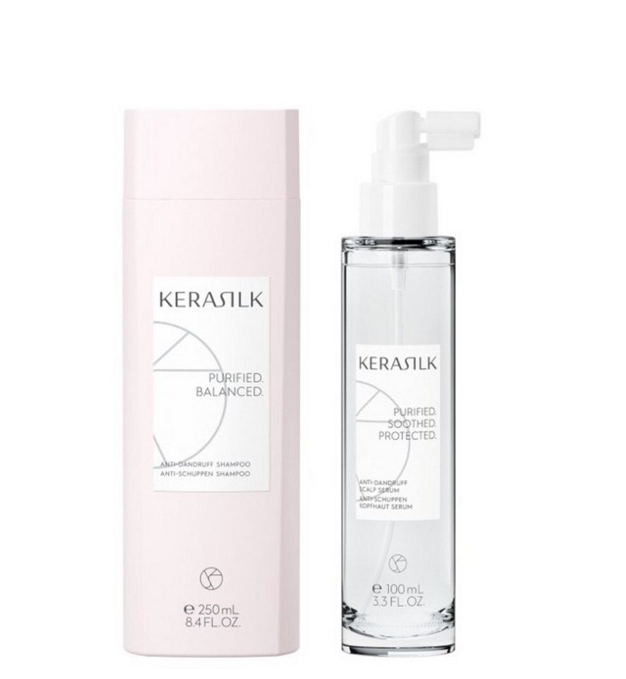 Kerasilk Haarpflege-Set Anti-Schuppen Duo Shampoo + Serum, Set, 2-tlg., vegan von Kerasilk