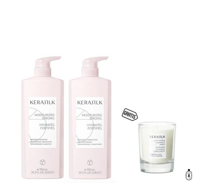 Kerasilk Haarpflege-Set Reparierendes Set XXL, 3-tlg. Kerasilk Haarpflege-Set Reparierendes Set XXL, 3-tlg. von Kerasilk