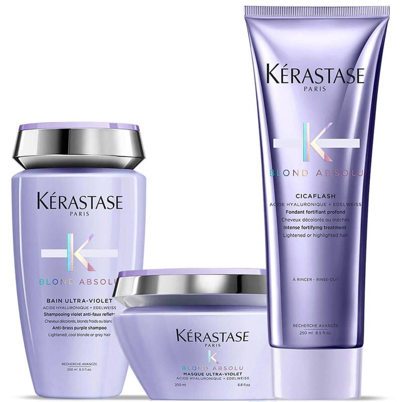 Kérastase Blond Absolu Ultra Violet Shampoo, Masque and Conditioner Trio von Kerastase