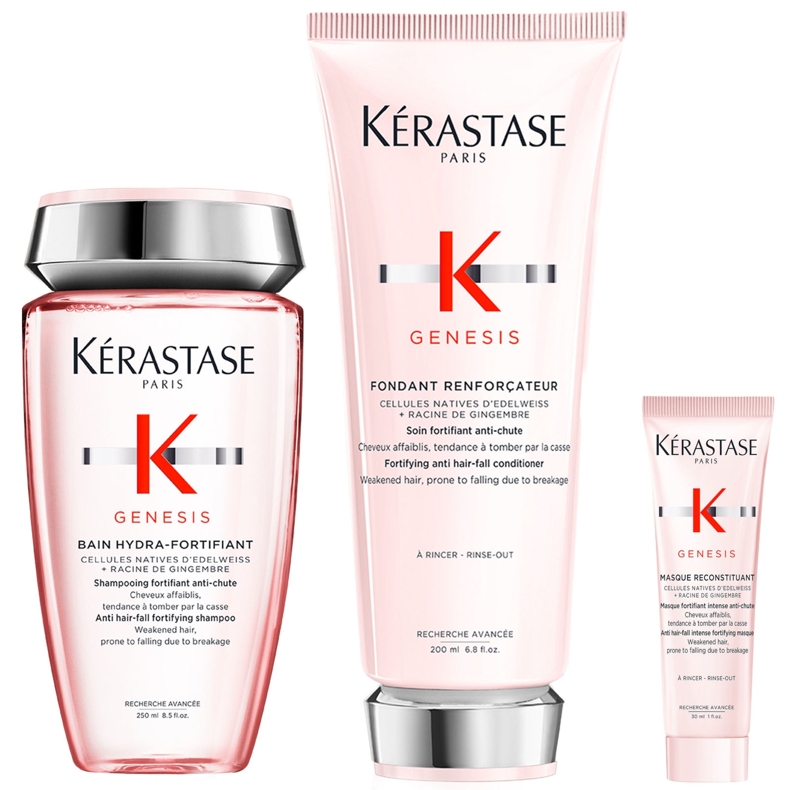 Kérastase Genesis Shampoo 250ml and Conditioner 250ml with Mini Deluxe Masque 30ml Bundle Kérastase Genesis Shampoo 250ml and Conditioner 250ml with Mini Deluxe Masque 30ml Bundle von Kerastase